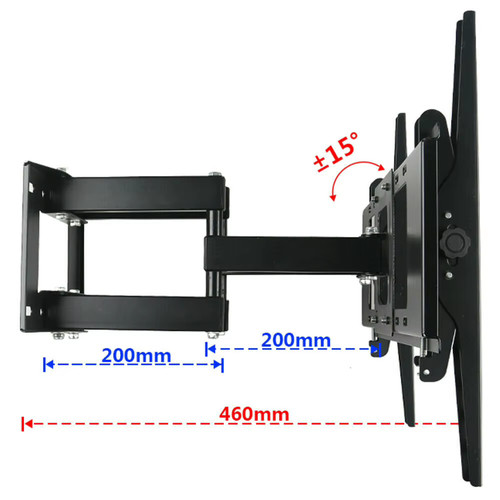 Full motion wall bracket - tv,