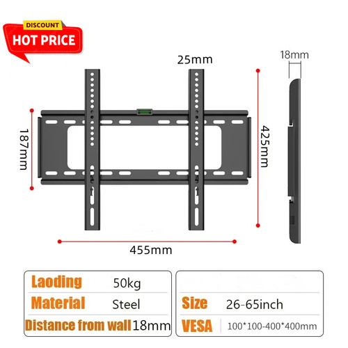 63inch wall mount - 26/63inch, tv
