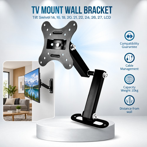 Full motion wall - tv, mount